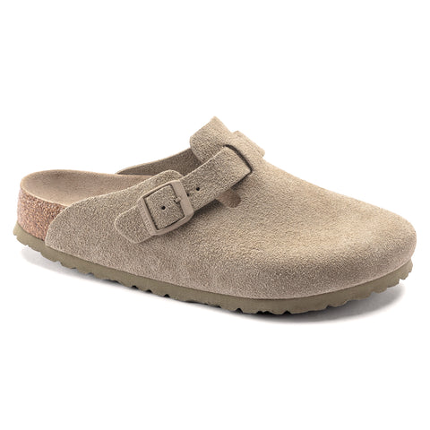 Birkenstock  Boston Soft Footbed -  Faded Khaki