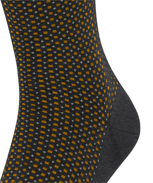 Falke Uptown Tie Socks - Anthracite Mel