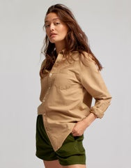 Colorful Standard Oversized Cotton Shirt - Dusty Olive