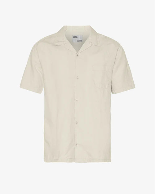 Colorful Standard Linen S/S Shirt - Ivory White
