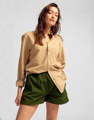 Colorful Standard Oversized Cotton Shirt - Dusty Olive