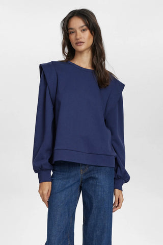 Numph - Nufilla Sweatshirt - Dark Sapphire