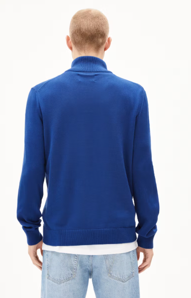 Armed Angels Faabes 1/4 Zip - Lapis Blue