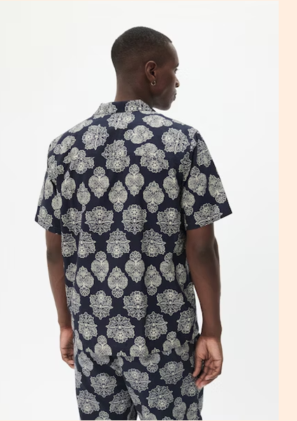 Matinique Maklampo S/S Shirt - Navy